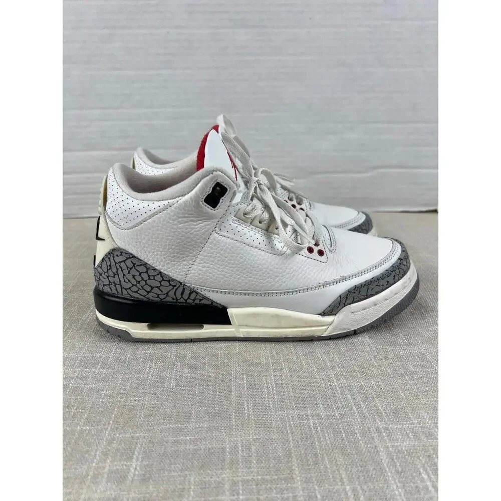 Air Jordan 3‎ Retro White Cement Reimagined Sz 6Y